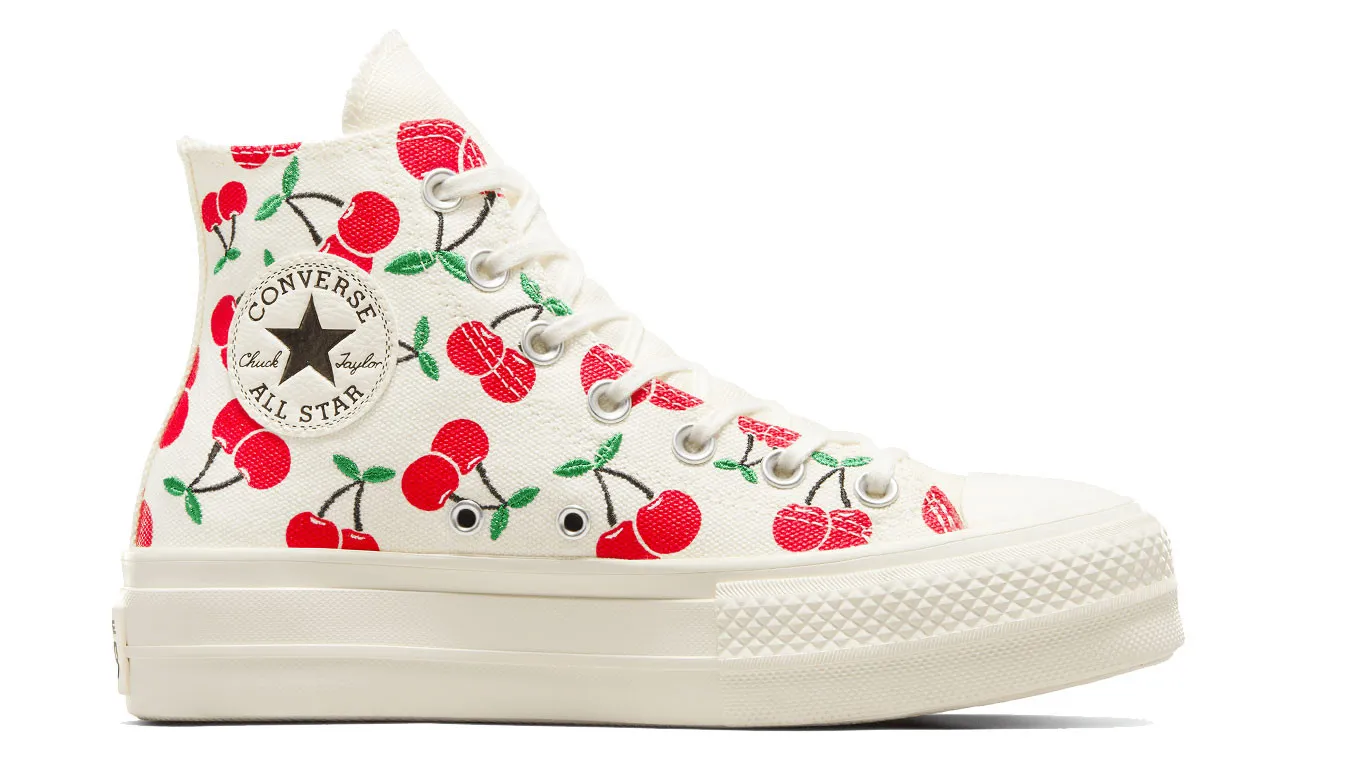 Converse Chuck Taylor All Star Lift Platform Cherries