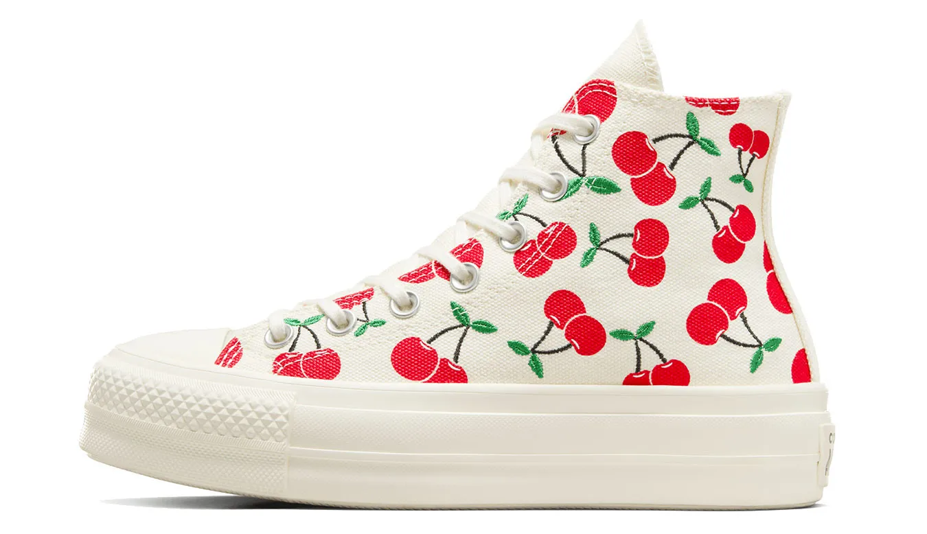 Converse Chuck Taylor All Star Lift Platform Cherries