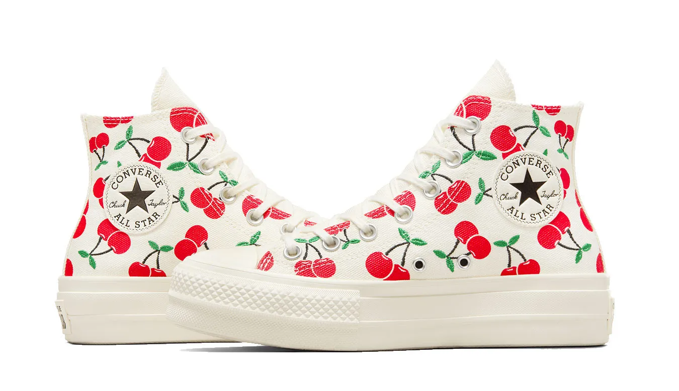 Converse Chuck Taylor All Star Lift Platform Cherries