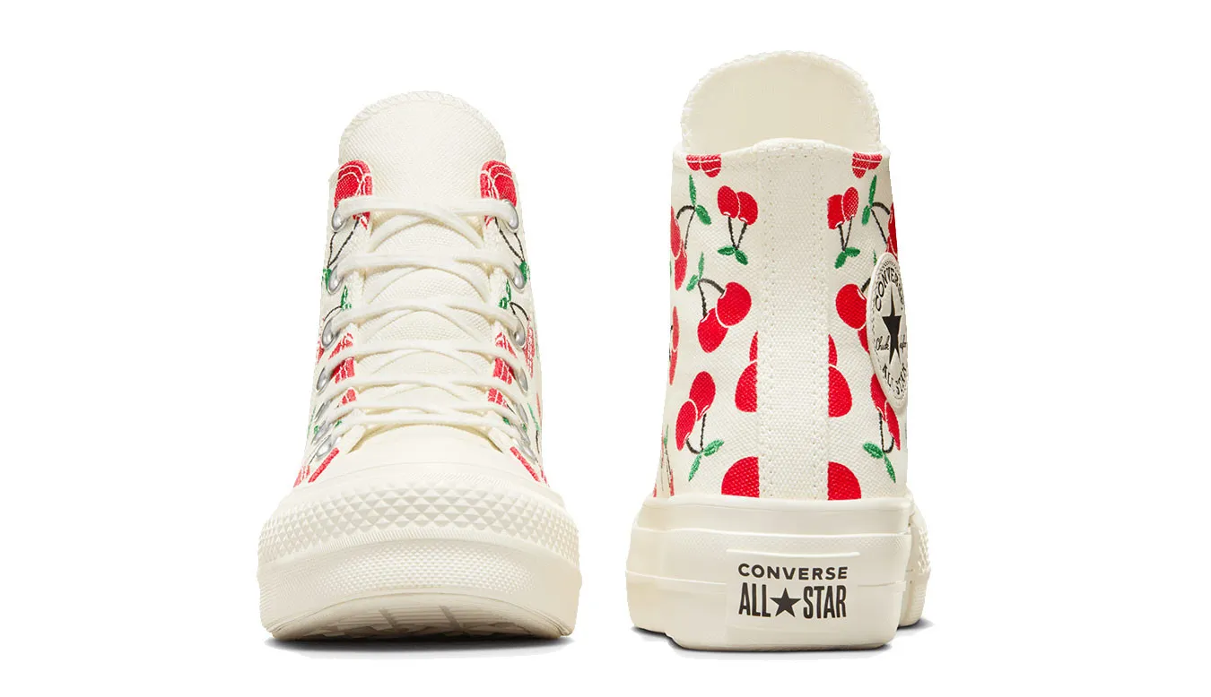 Converse Chuck Taylor All Star Lift Platform Cherries