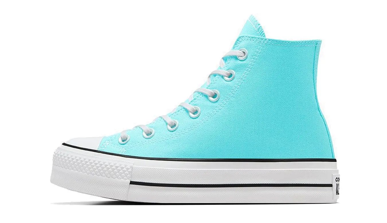 Converse Chuck Taylor All Star Lift Seasonal Colour High Top Triple Cyan