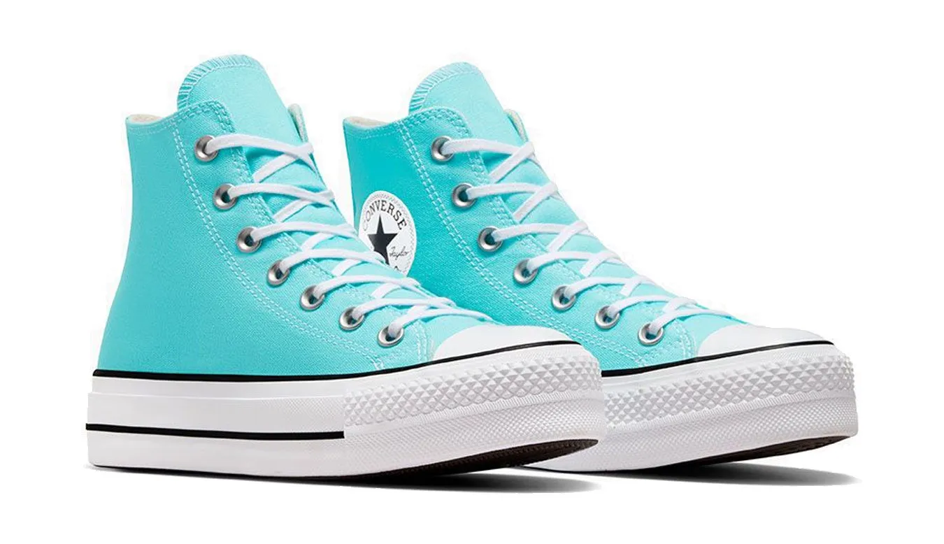 Converse Chuck Taylor All Star Lift Seasonal Colour High Top Triple Cyan