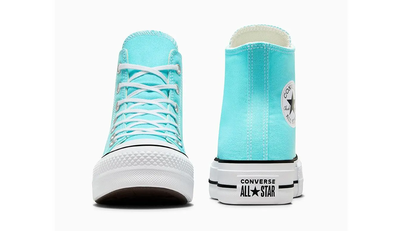 Converse Chuck Taylor All Star Lift Seasonal Colour High Top Triple Cyan