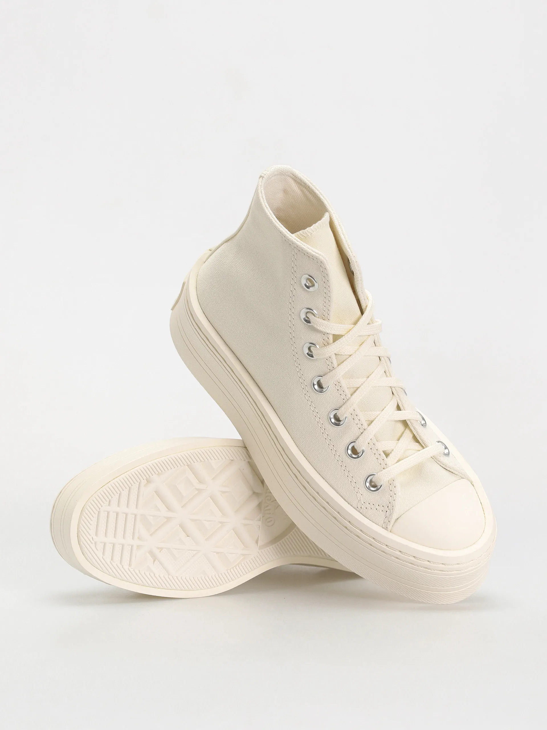 Converse Chuck Taylor All Star Modern Lift Hi Wmn Chucks (khaki/off white)