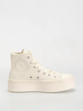 Converse Chuck Taylor All Star Modern Lift Hi Wmn Chucks (khaki/off white)