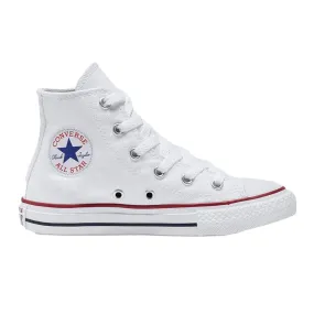 CONVERSE KIDS CHUCK TAYLOR ALL STAR HIGH TOP WHITE SHOE