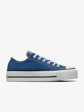 CONVERSE WOMENS CHUCK TAYLOR ALL STAR LIFT OX - ARMOR BLUE/WHITE/BLACK