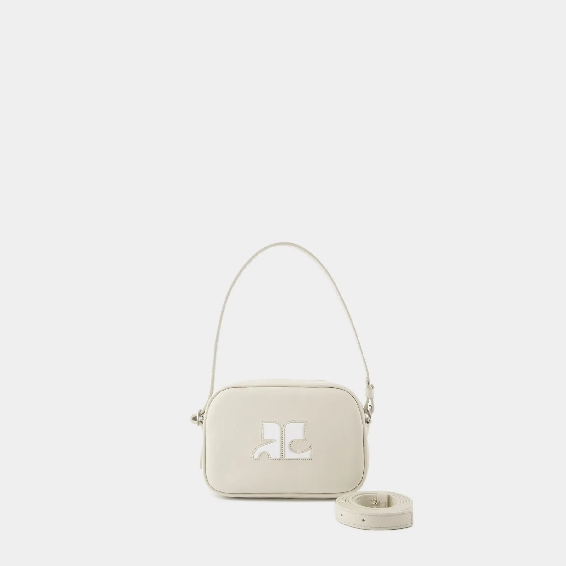 Courreges  Slim Camera Bag - Courreges - Leather - Grey