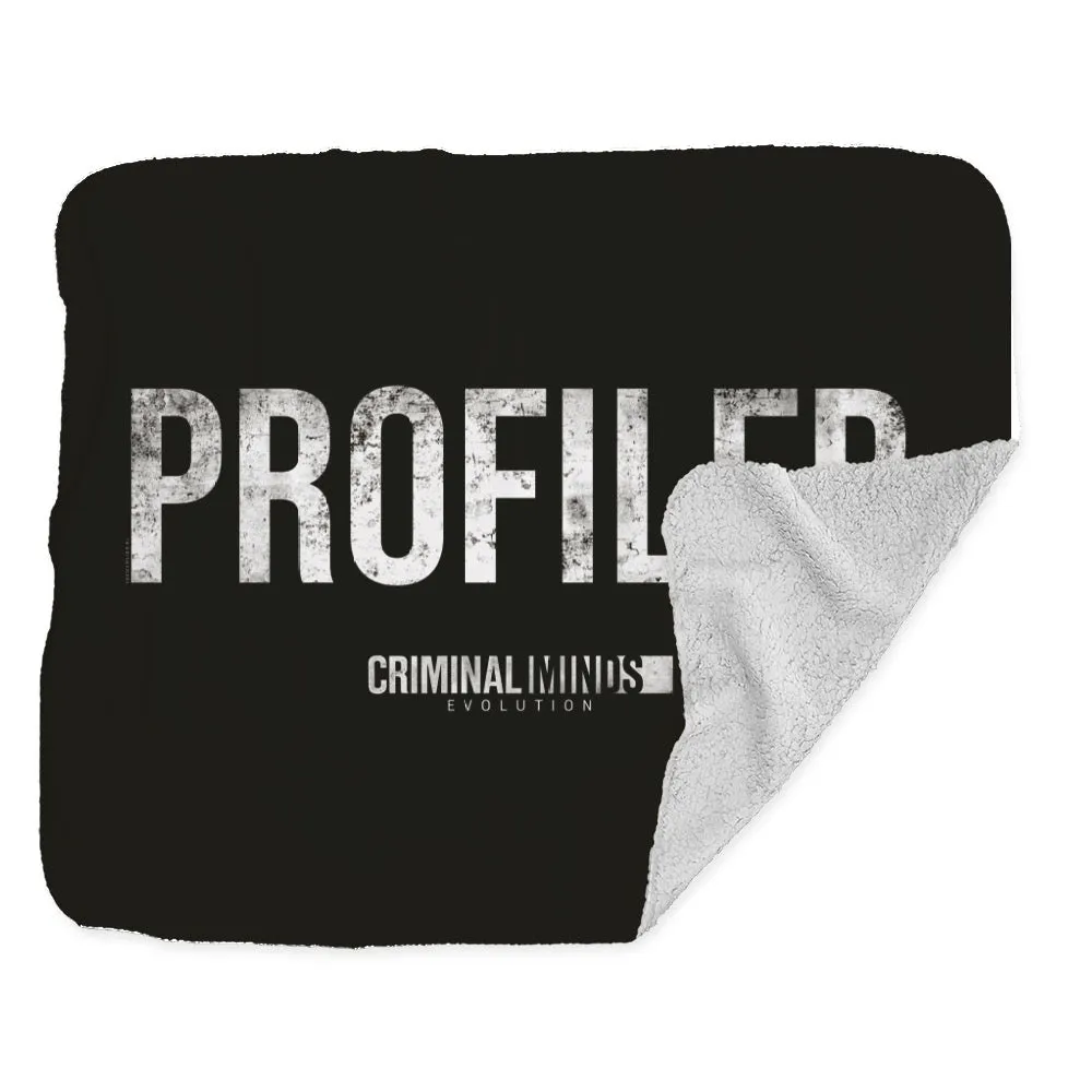 Criminal Minds: Evolution Profiler Sherpa Blanket