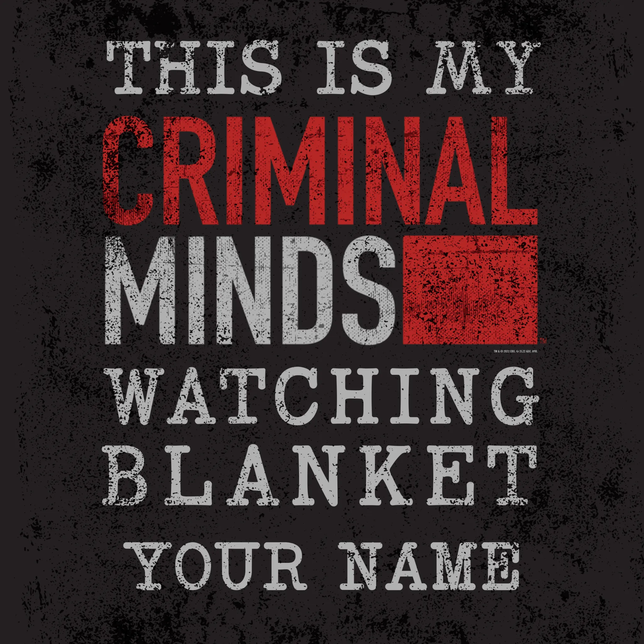 Criminal Minds Watching Personalized Sherpa Blanket