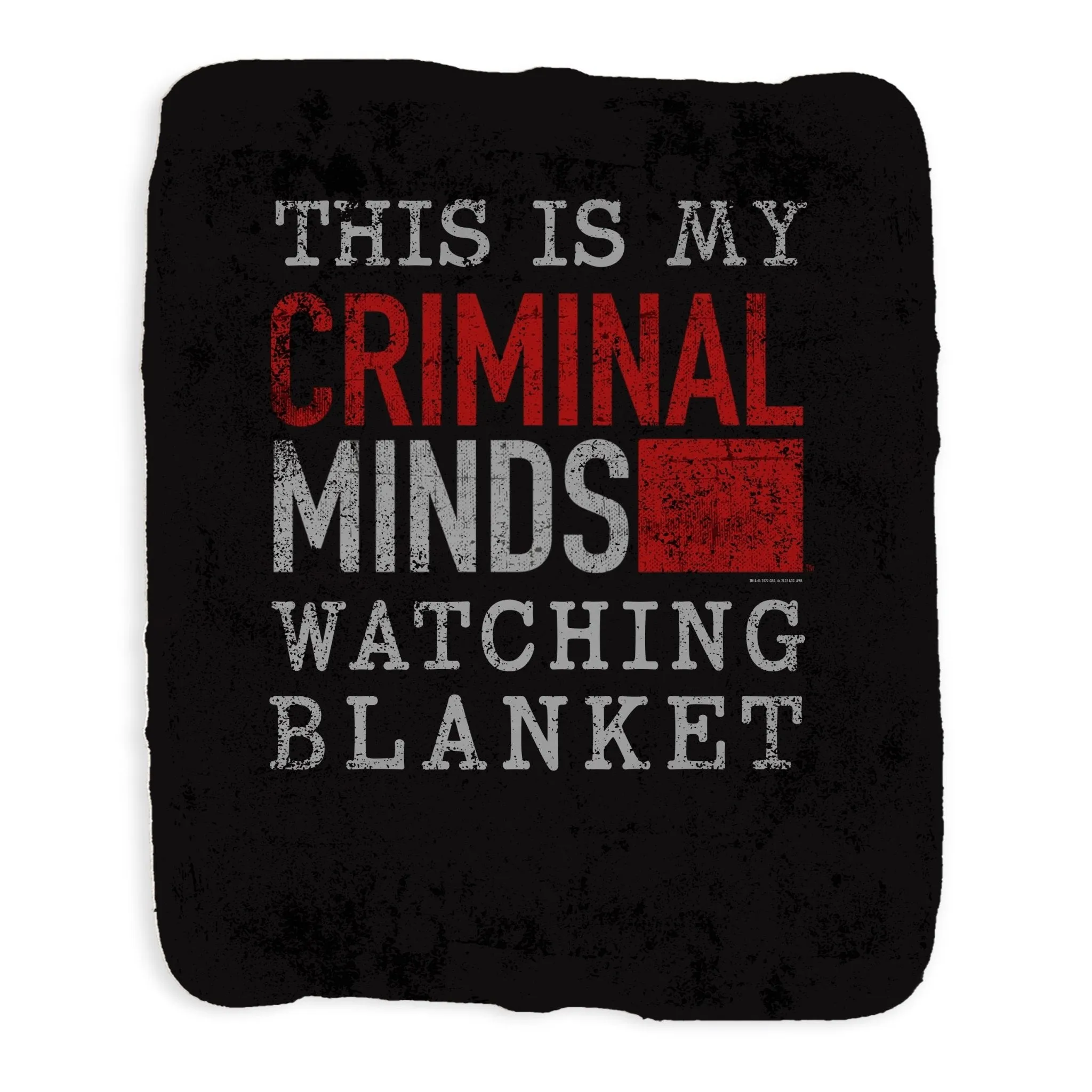 Criminal Minds Watching Sherpa Blanket