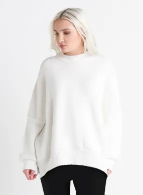 Dex Exposed Seams Tunic Sweater