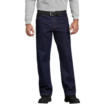 Dickies Men's Straight Fit Mid-Rise Regular 5-Pocket Denim Jeans