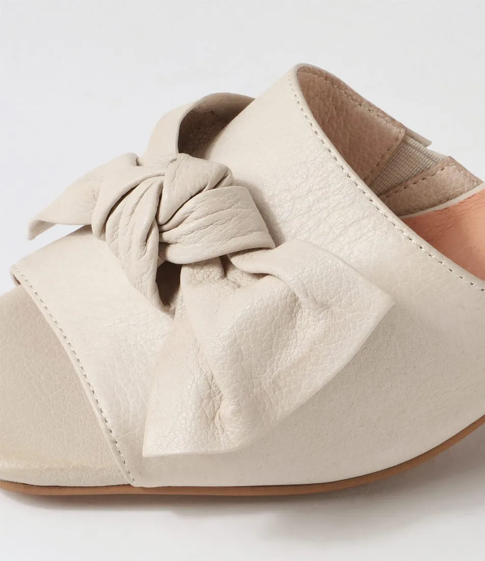 DJANGO & JULIETTE Finchy Almond Leather Mules