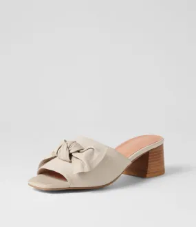 DJANGO & JULIETTE Finchy Almond Leather Mules