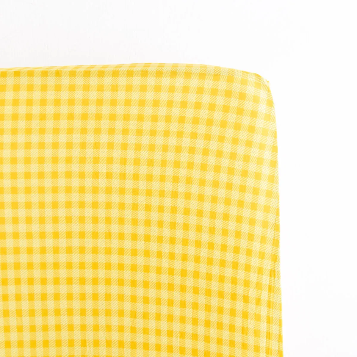 Dreamiere Sunshine Gingham Bamboo Viscose Crib Sheet