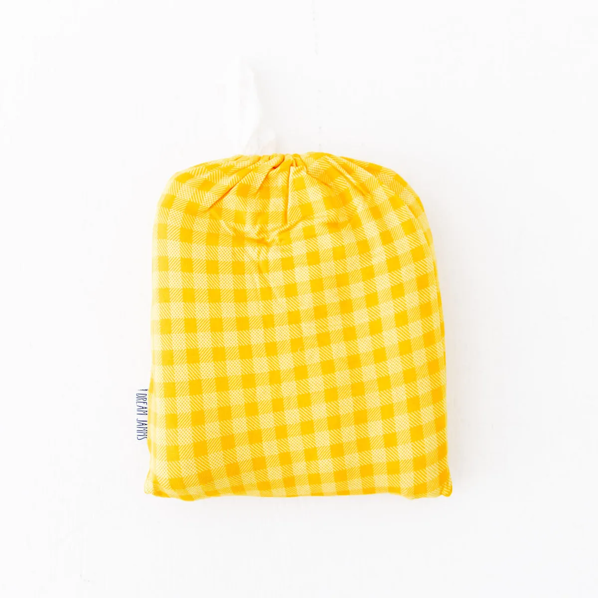 Dreamiere Sunshine Gingham Bamboo Viscose Crib Sheet