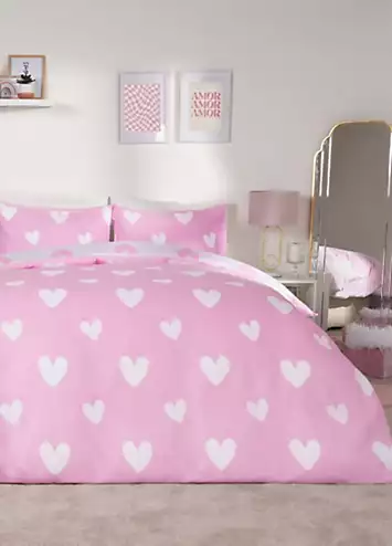 Dreamscene Heart Print Duvet Cover Set | Kaleidoscope