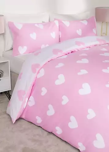 Dreamscene Heart Print Duvet Cover Set | Kaleidoscope