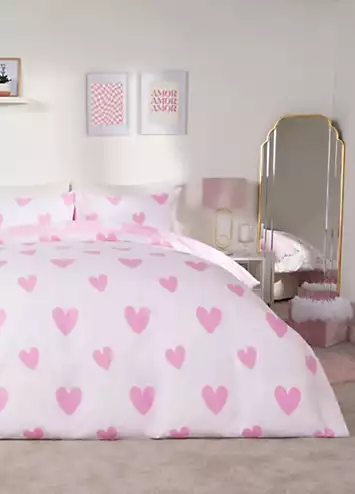 Dreamscene Heart Print Duvet Cover Set | Kaleidoscope