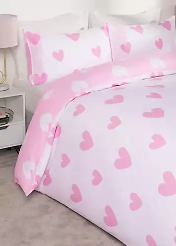 Dreamscene Heart Print Duvet Cover Set | Kaleidoscope