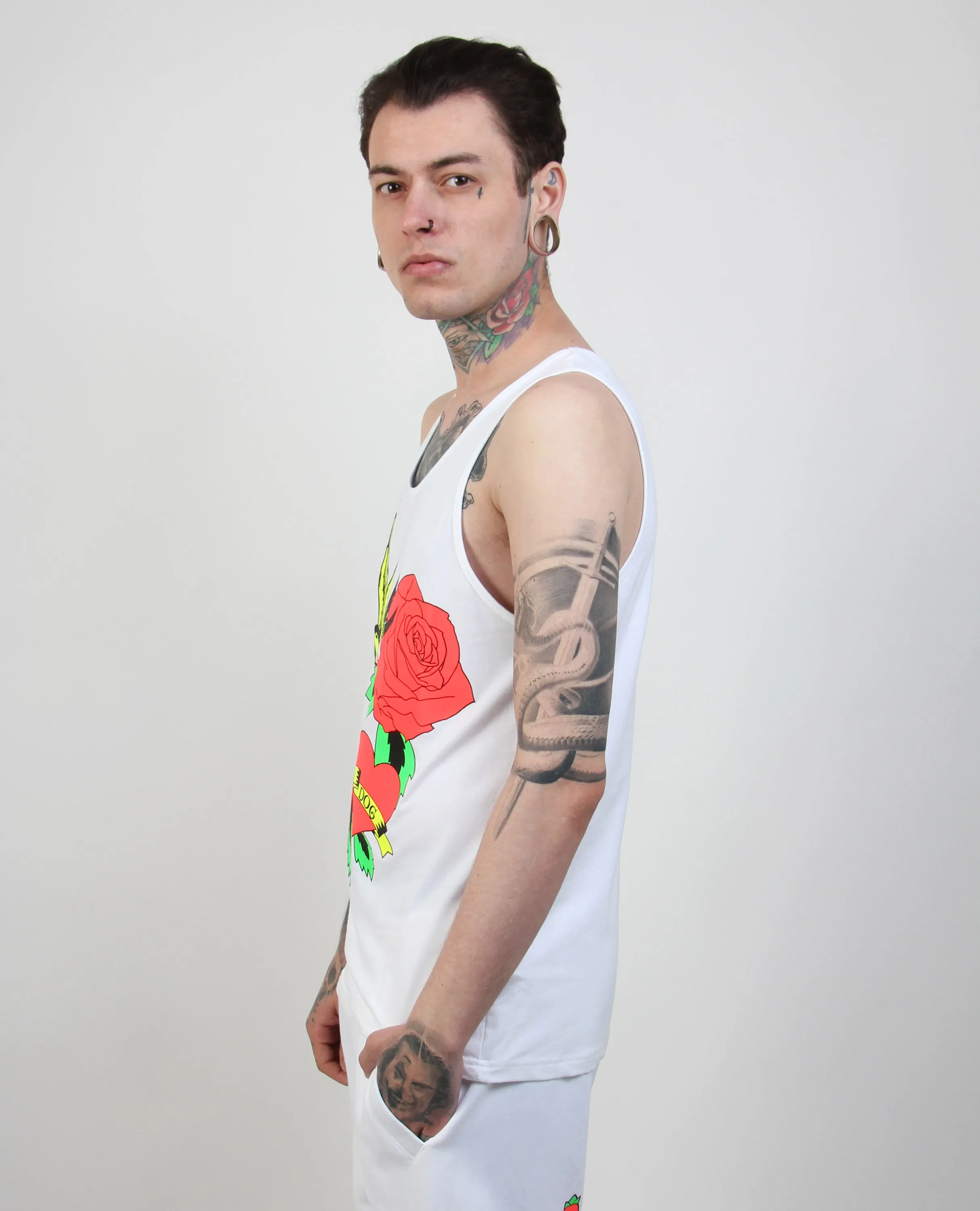 EASY VEST TATTOO ROSE