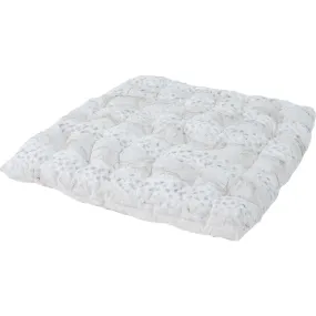 E&E Cuddle Faux Fur Padded Play Mattress, Frosted Lynx