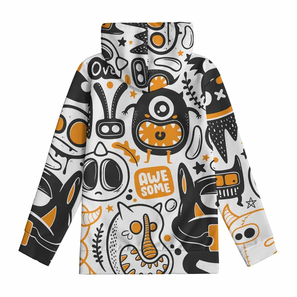 Einzelbild-Design Jungen Sweatshirt Kapuzenpullover mit Kordelzug und Print Hoodie A38H mit Foto Design Motiv Text selbst gestal