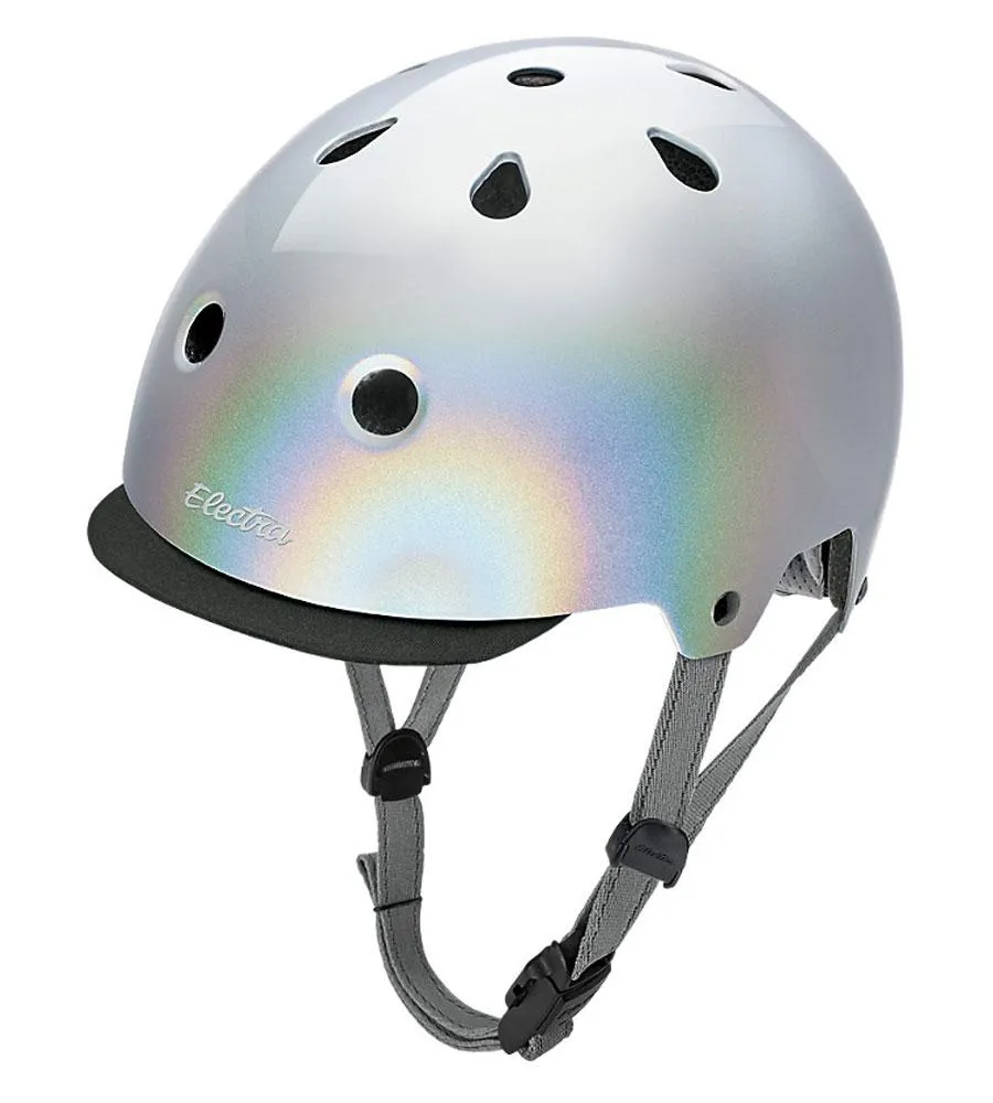 Electra Solid Color Bike Helmet - Holographic