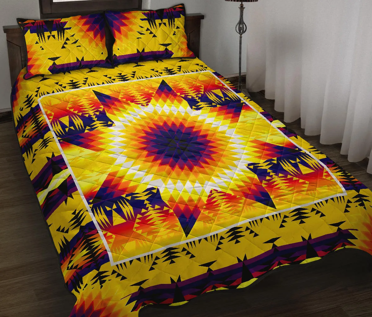 Electric Powwow Star Quilt Set