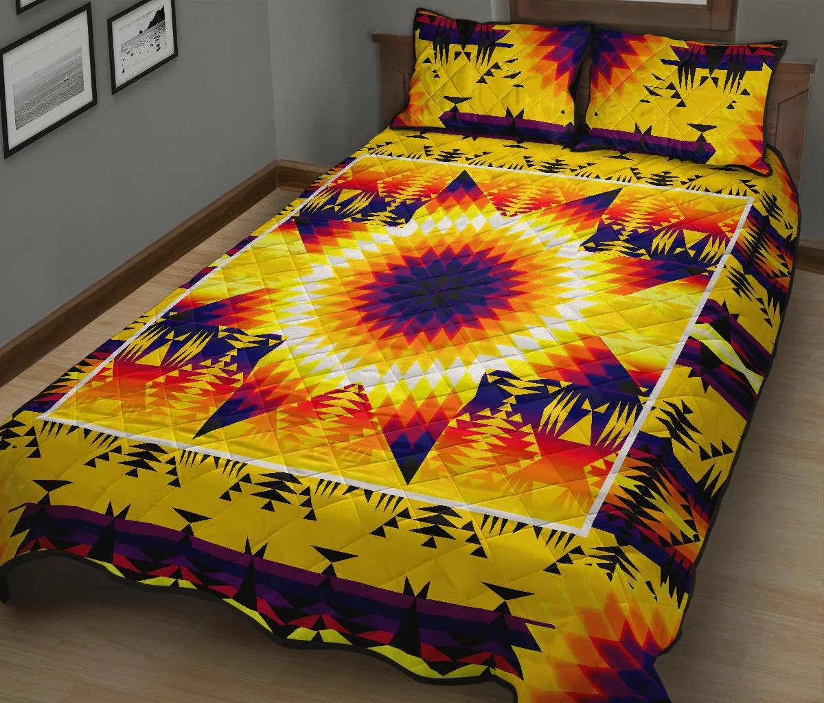 Electric Powwow Star Quilt Set