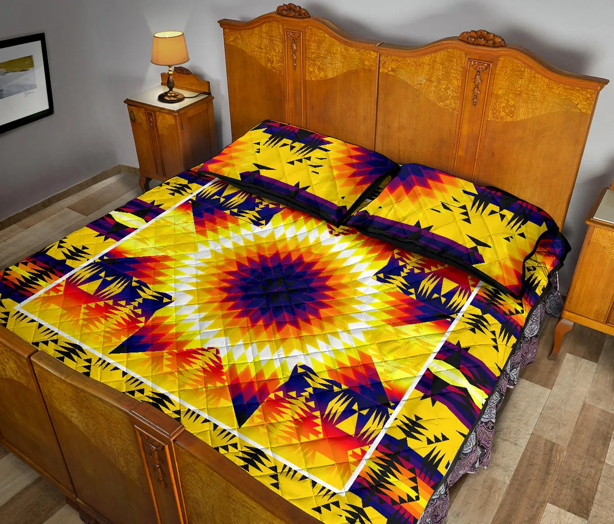 Electric Powwow Star Quilt Set