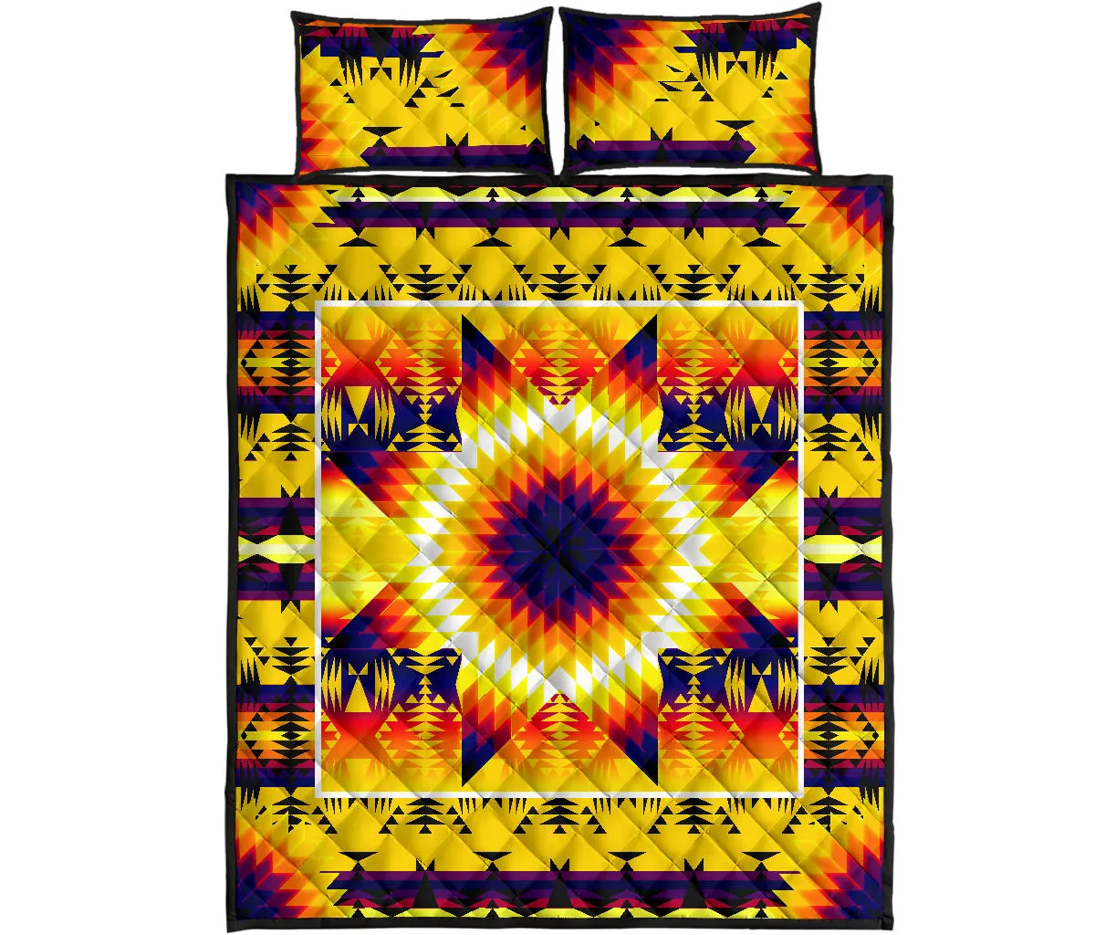 Electric Powwow Star Quilt Set