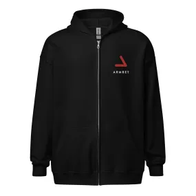 Embroidered Armbet Zip Hoodie