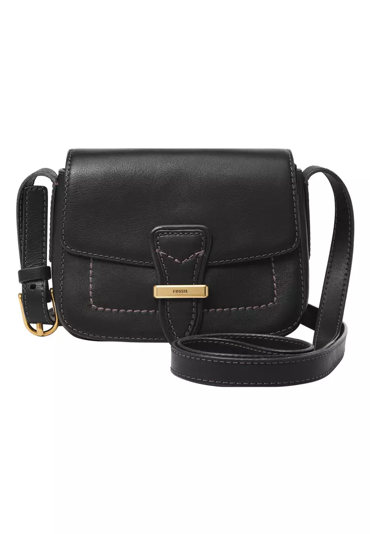 Fossil Fossil Female's Tremont black Leather Crossbody Bag ZB1825001