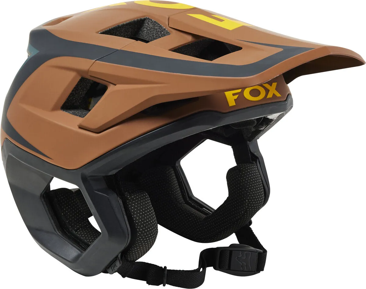 Fox Racing Dropframe Pro Divide MTB Helmet - Nutmeg - 2022