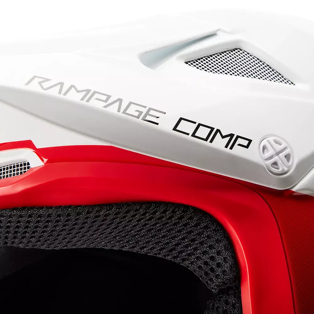 Fox Racing Rampage Comp Baysik Full Face Helmet - White