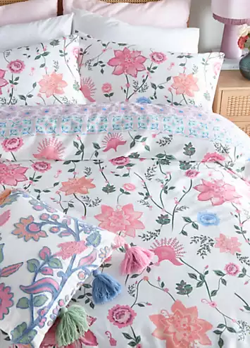 Freemans Home Lois Cotton 180 Thread Count Printed Duvet Cover Set | Kaleidoscope