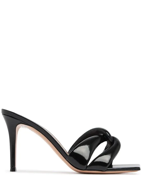 Gianvito Rossi   85mm Patent leather mules 