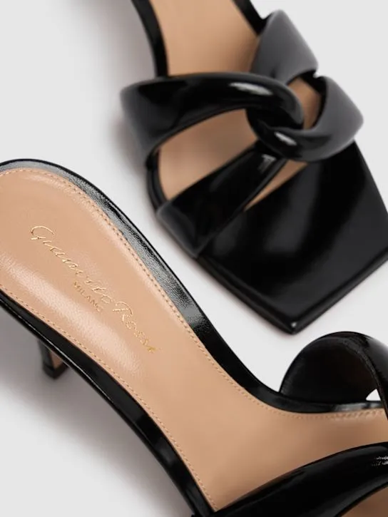 Gianvito Rossi   85mm Patent leather mules 