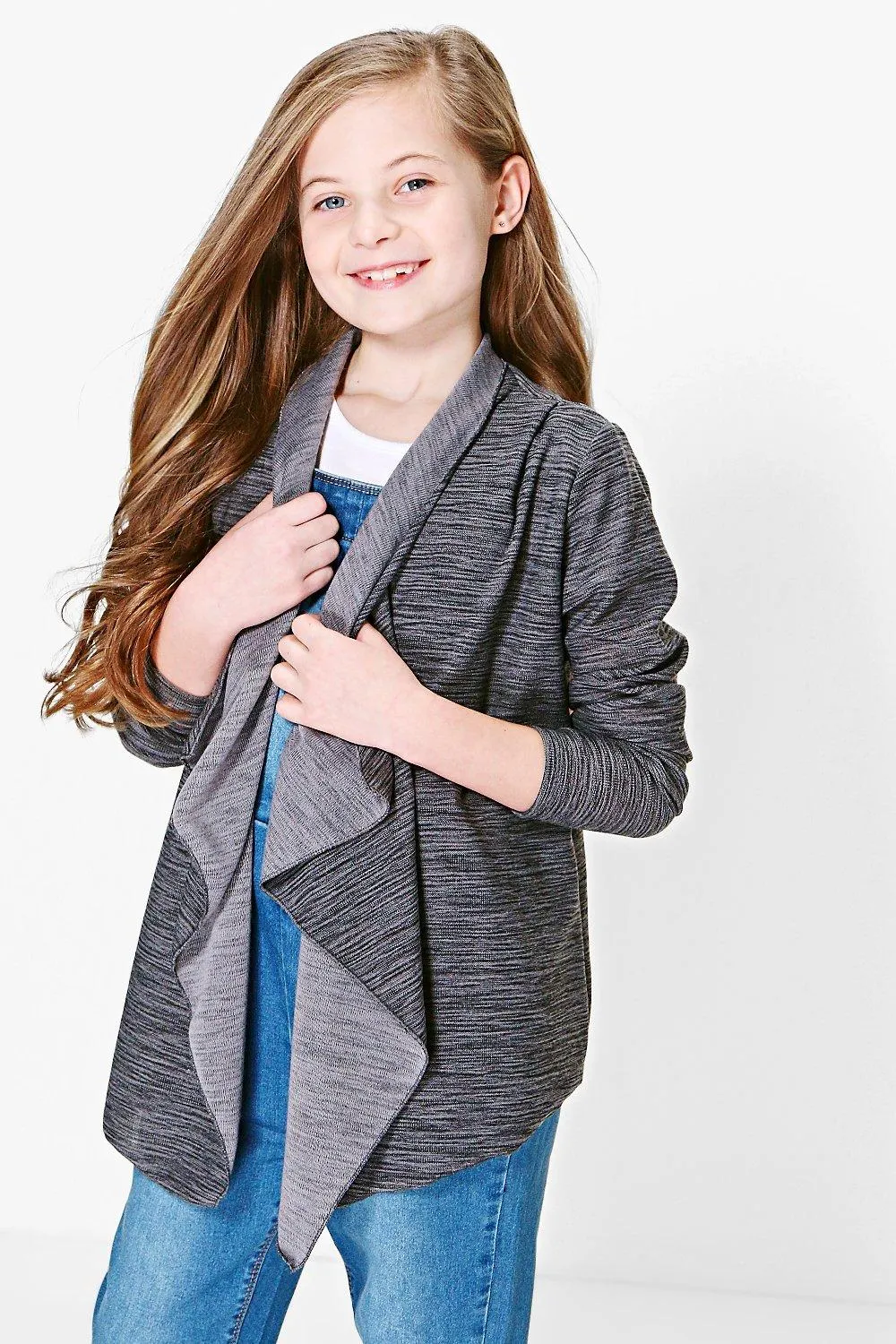 Girls Waterfall Cardigan