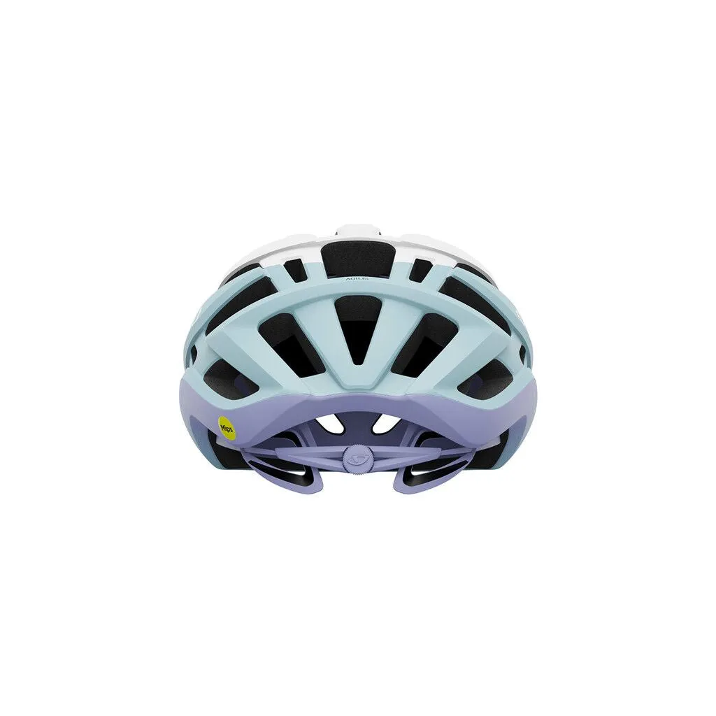 Giro Agilis MIPS Road Helmet - Matt White-Light Lilac Fade