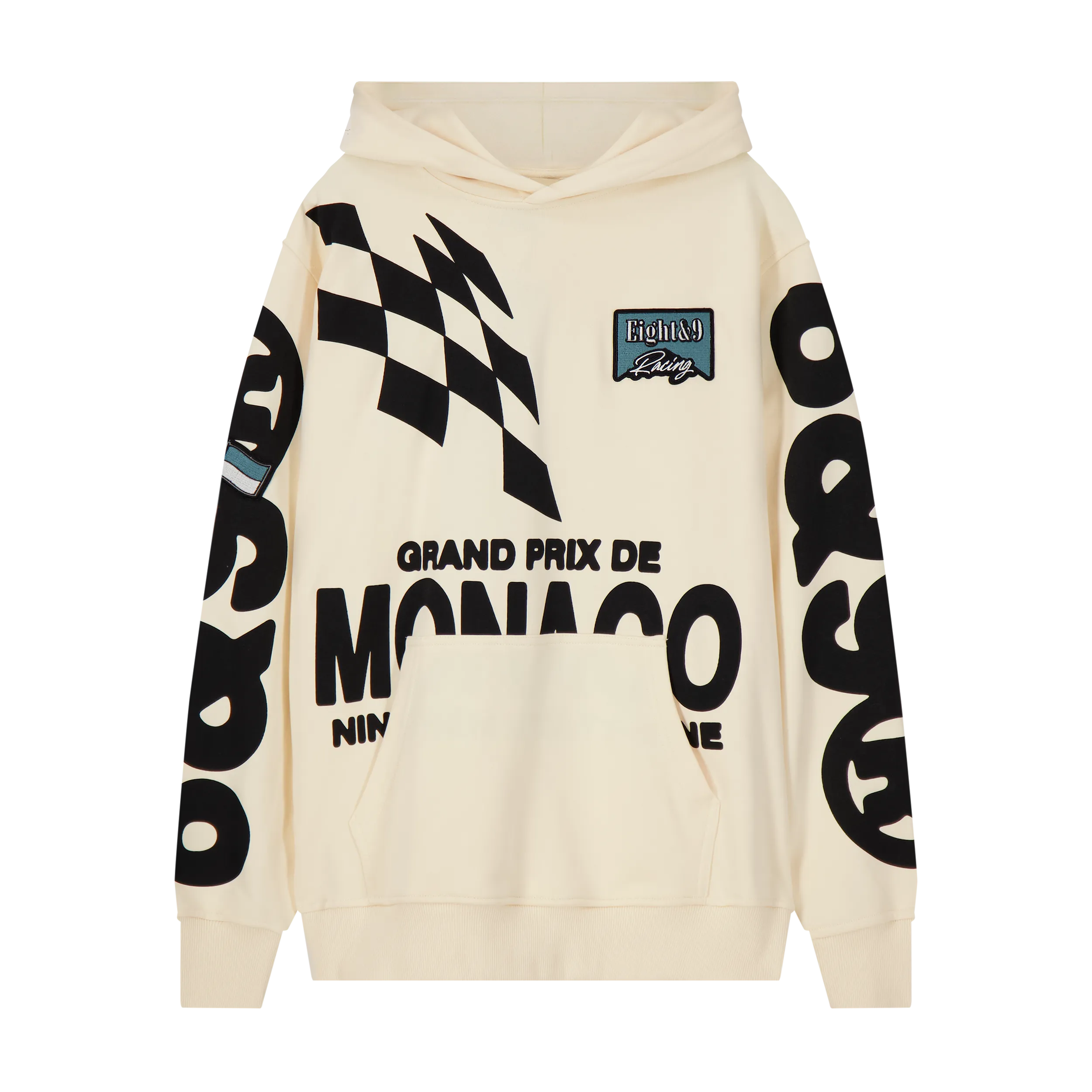 Grand Prix Pullover Hoodie Cream