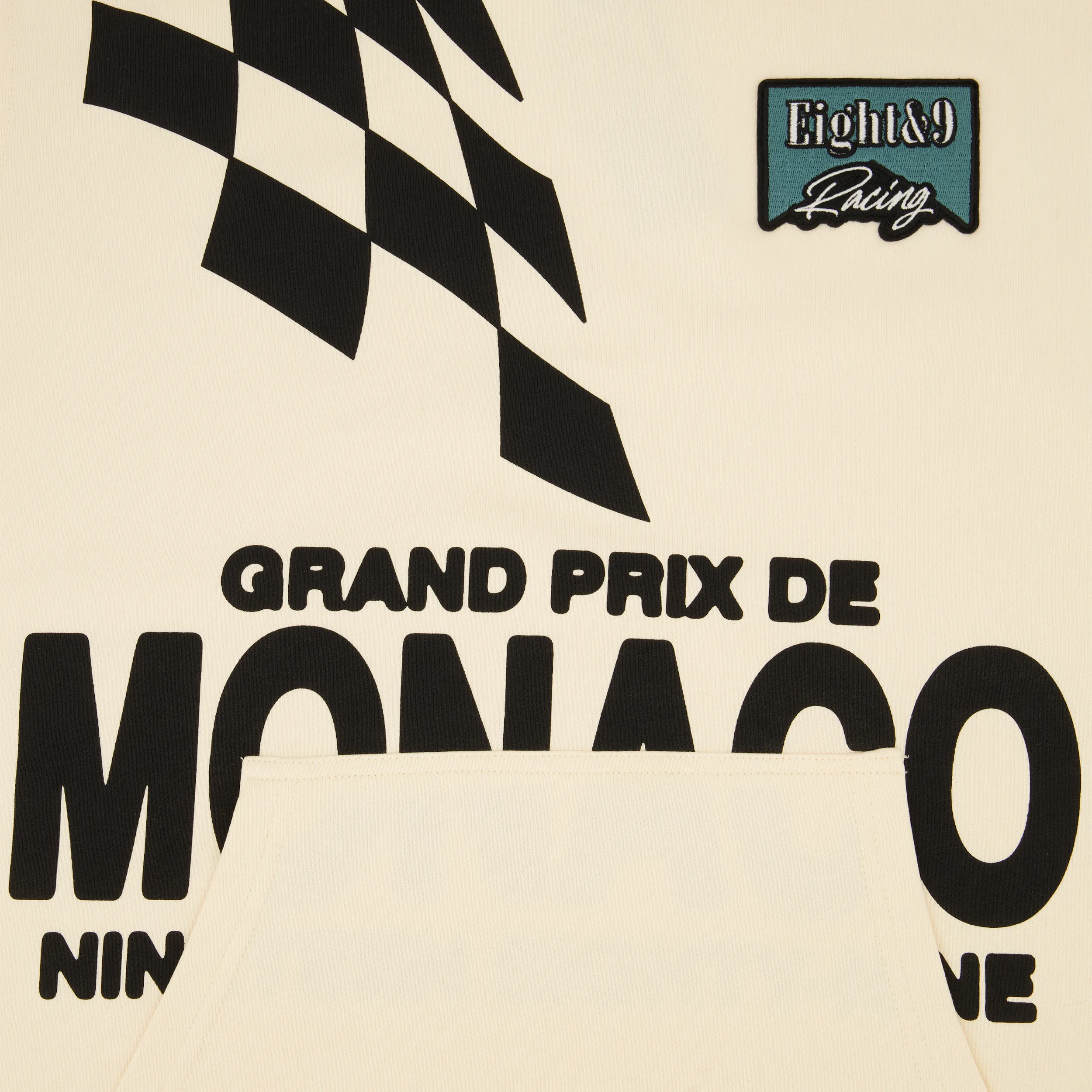 Grand Prix Pullover Hoodie Cream