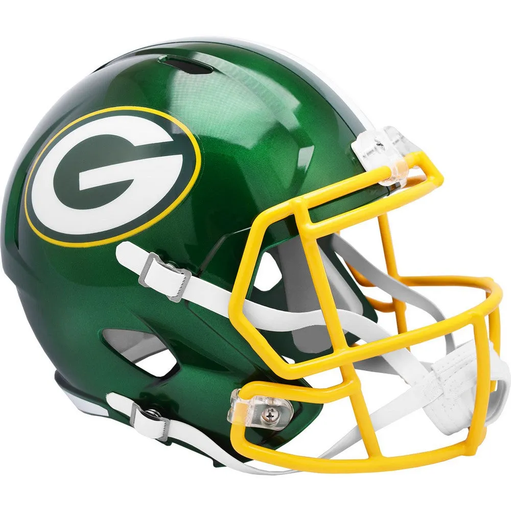 Green Bay Packers Riddell Flash Full-Size Speed Replica Helmet