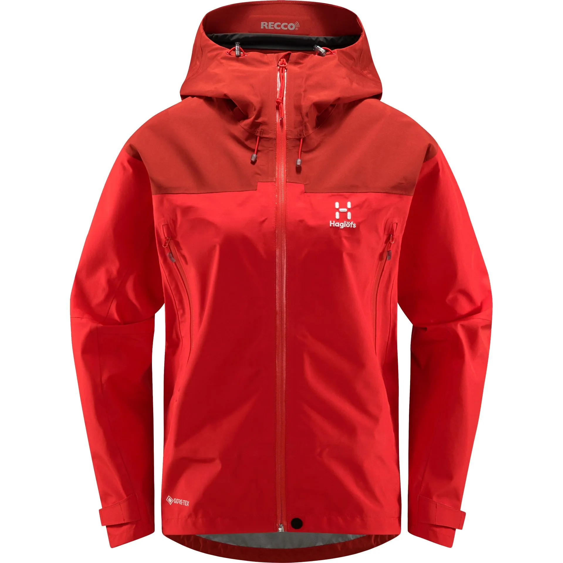 Hagl\u00f6fs - ROC Flash GORE-TEX\u00ae Hardshell Jacket Women poppy red