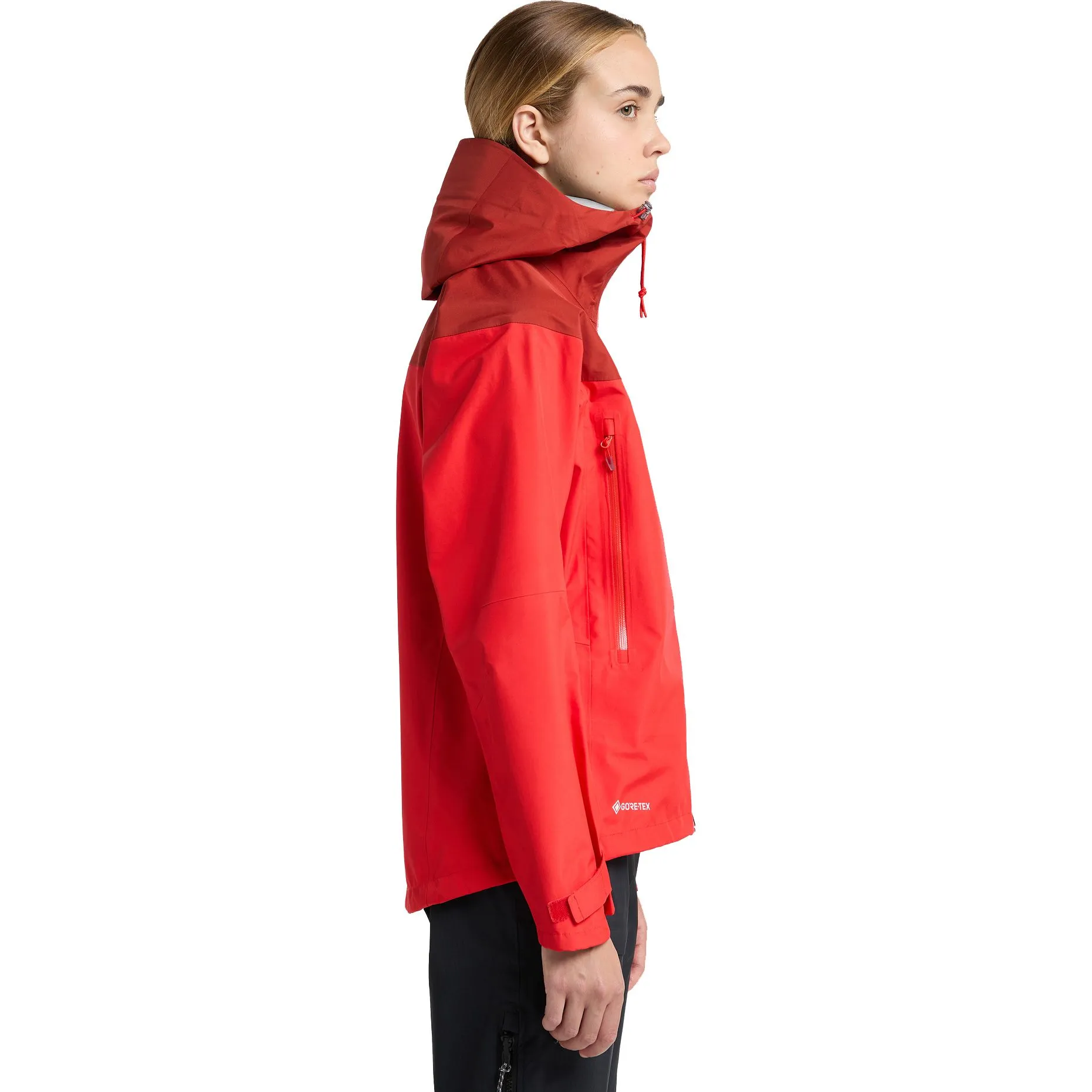 Hagl\u00f6fs - ROC Flash GORE-TEX\u00ae Hardshell Jacket Women poppy red