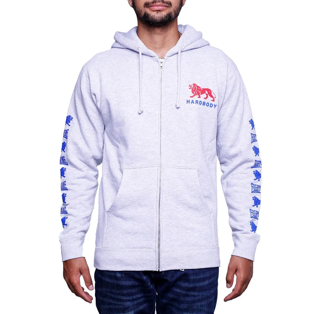 HardBody Zip Up Hoodie True Blue