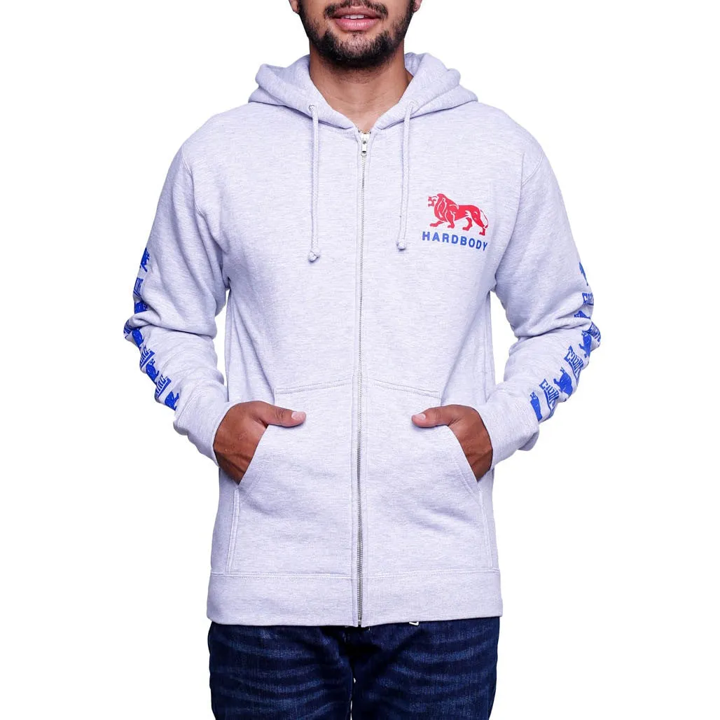 HardBody Zip Up Hoodie True Blue