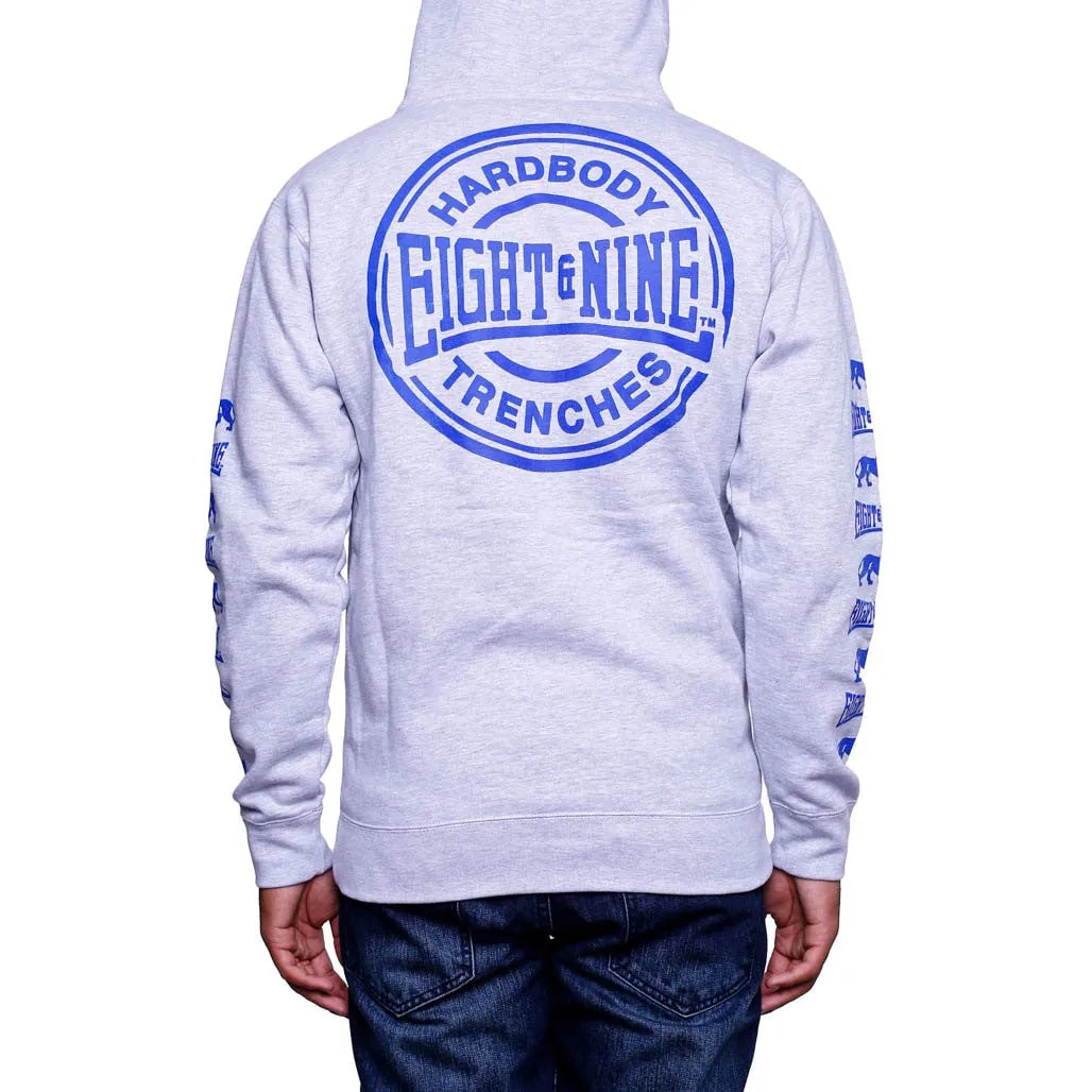 HardBody Zip Up Hoodie True Blue